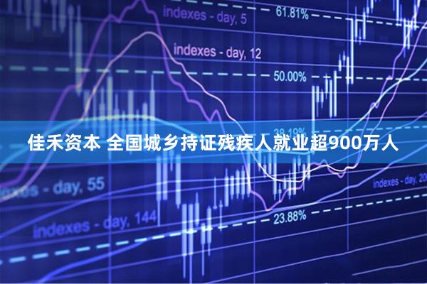 佳禾资本 全国城乡持证残疾人就业超900万人