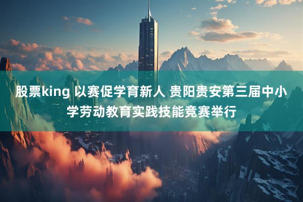 股票king 以赛促学育新人 贵阳贵安第三届中小学劳动教育实践技能竞赛举行