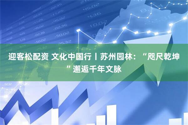 迎客松配资 文化中国行丨苏州园林：“咫尺乾坤”邂逅千年文脉