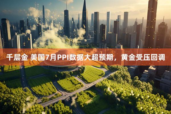 千层金 美国7月PPI数据大超预期，黄金受压回调